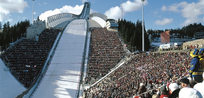 Holmenkollen fra Normanns Kunstforlag Jun 2010